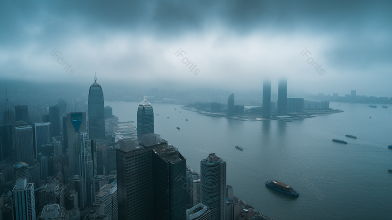 雨中城市建筑风景,高清,摄影图,摄影图片,图片大全,摄影图免费下载